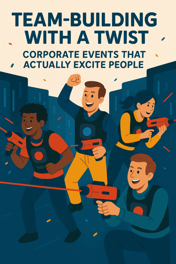 Corporate Team Building, Workplace Collaboration, Employee Engagement, Team Morale, Corporate Events