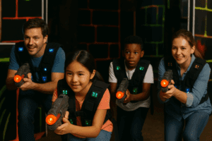 Laser Tag Fun, Group Activities, Family Entertainment, Team Building, Indoor Adventure